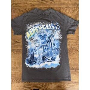 Busch Gardens Alpengeist Roller Coaster Graphic Shirt Adult Size Small